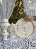 دیس کاپ کیک ۲۸ سانتی سرامیکی طرح شاخه طلا