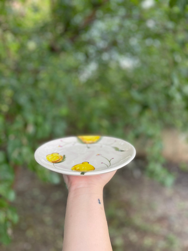 پیشدستی میوه خوری ۱۹ سانتی سرامیکی