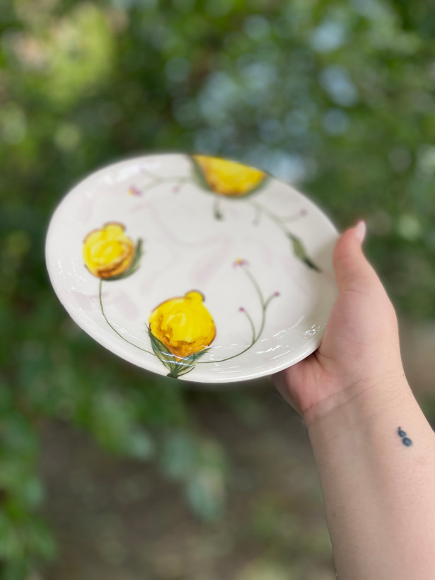 پیشدستی میوه خوری ۱۹ سانتی سرامیکی
